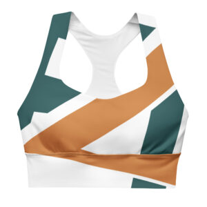 recycled longline sports bra
